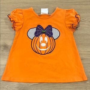 Banana Split Orange Halloween Minnie Mouse shirt